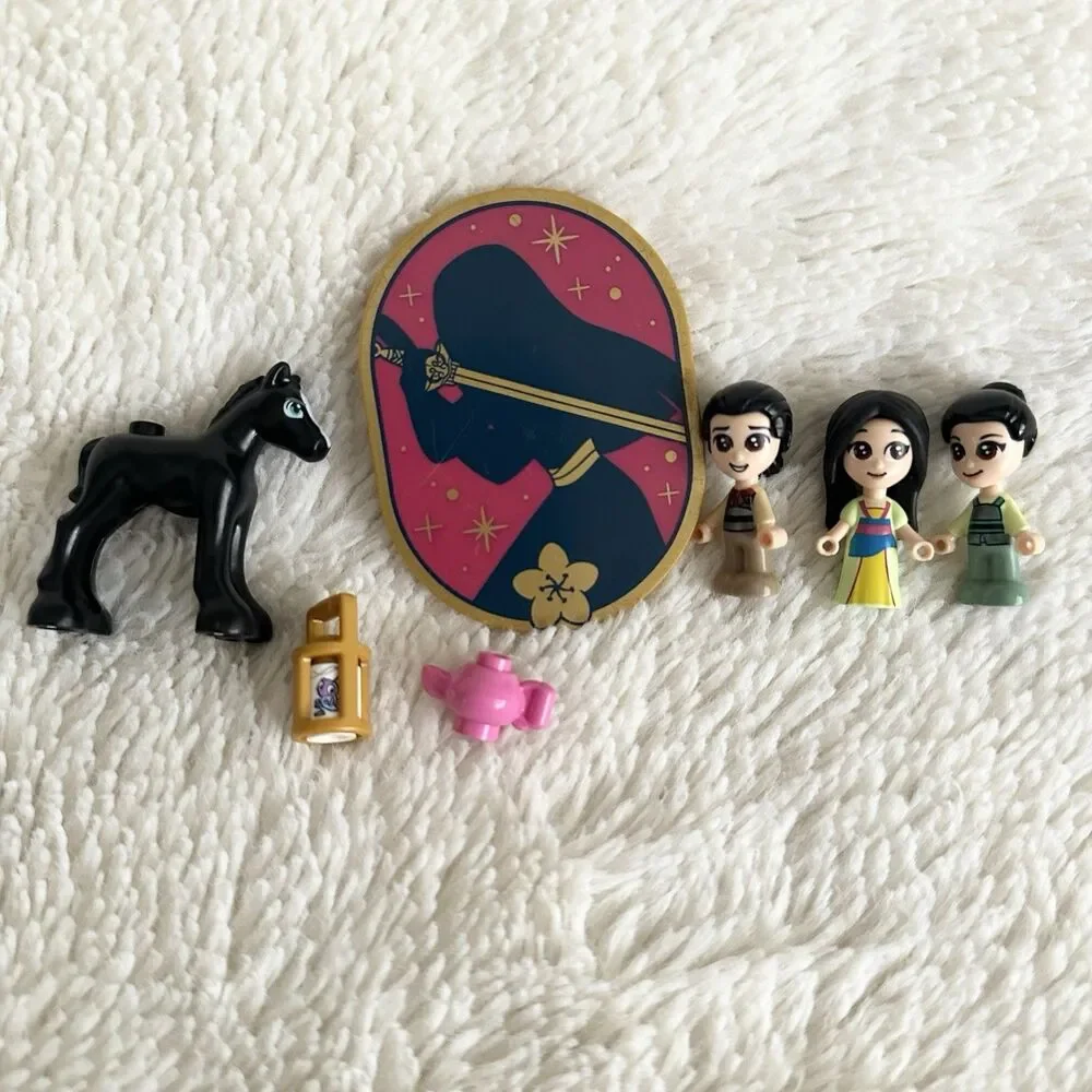 Lego Disney Princess Mulan Storybook Minifigure Micro Dolls Accessories